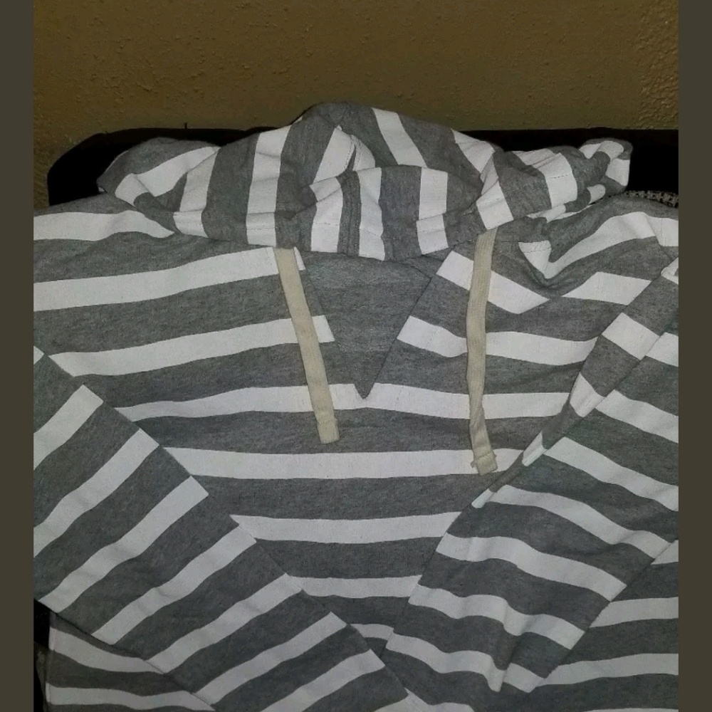 J Crew striped hoodie